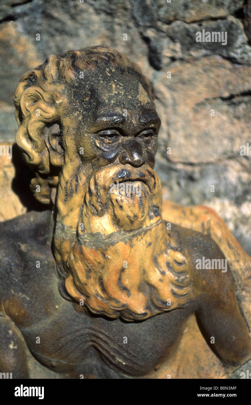 Aboriginal wood carving, Arthurs Seat, Mornington Peninsula, Victoria