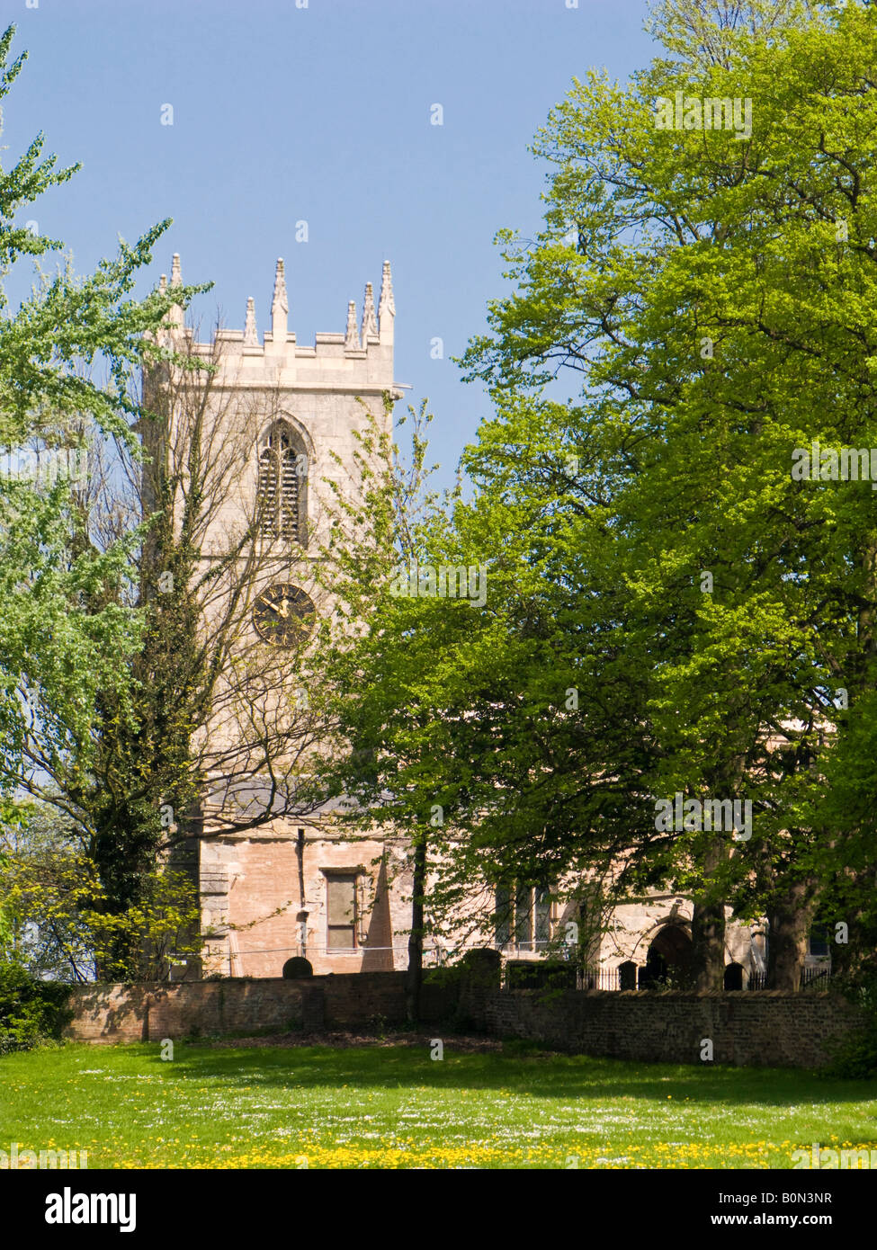St Andrews the Parish Church at Epworth North Lincolnshire UK where 'Samuel Wesley' was rector Stock Photo
