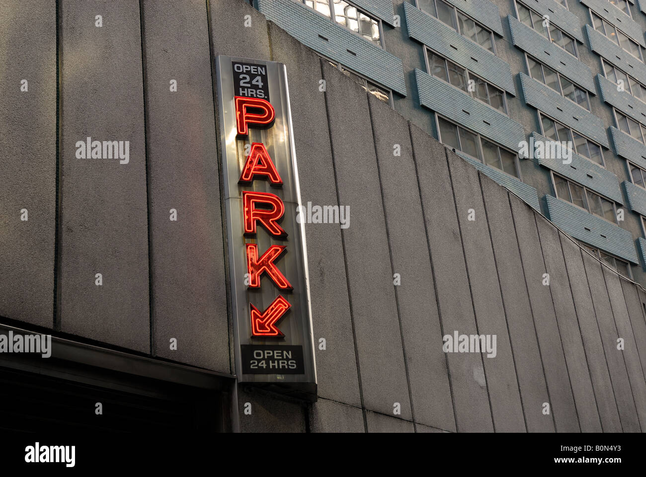 Parking Garage In Midtown New York City Stock Photo 17675255 Alamy