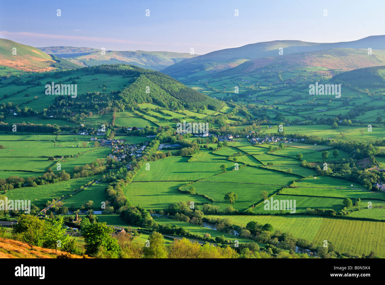 Brecon Beacons near Brecon, Powys, Wales, UK Stock Photo