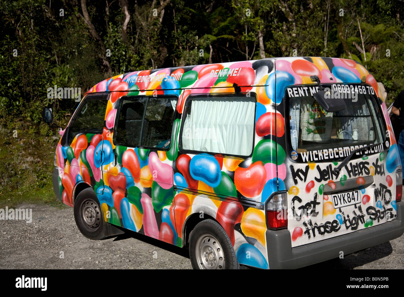Slogan van vehicle hi-res stock photography and images - Alamy