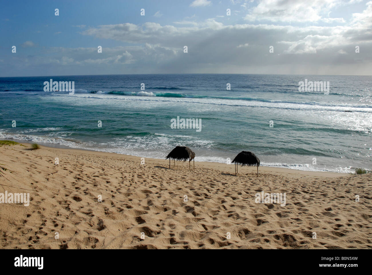 Mango beach at sunrise Stock Photo Alamy