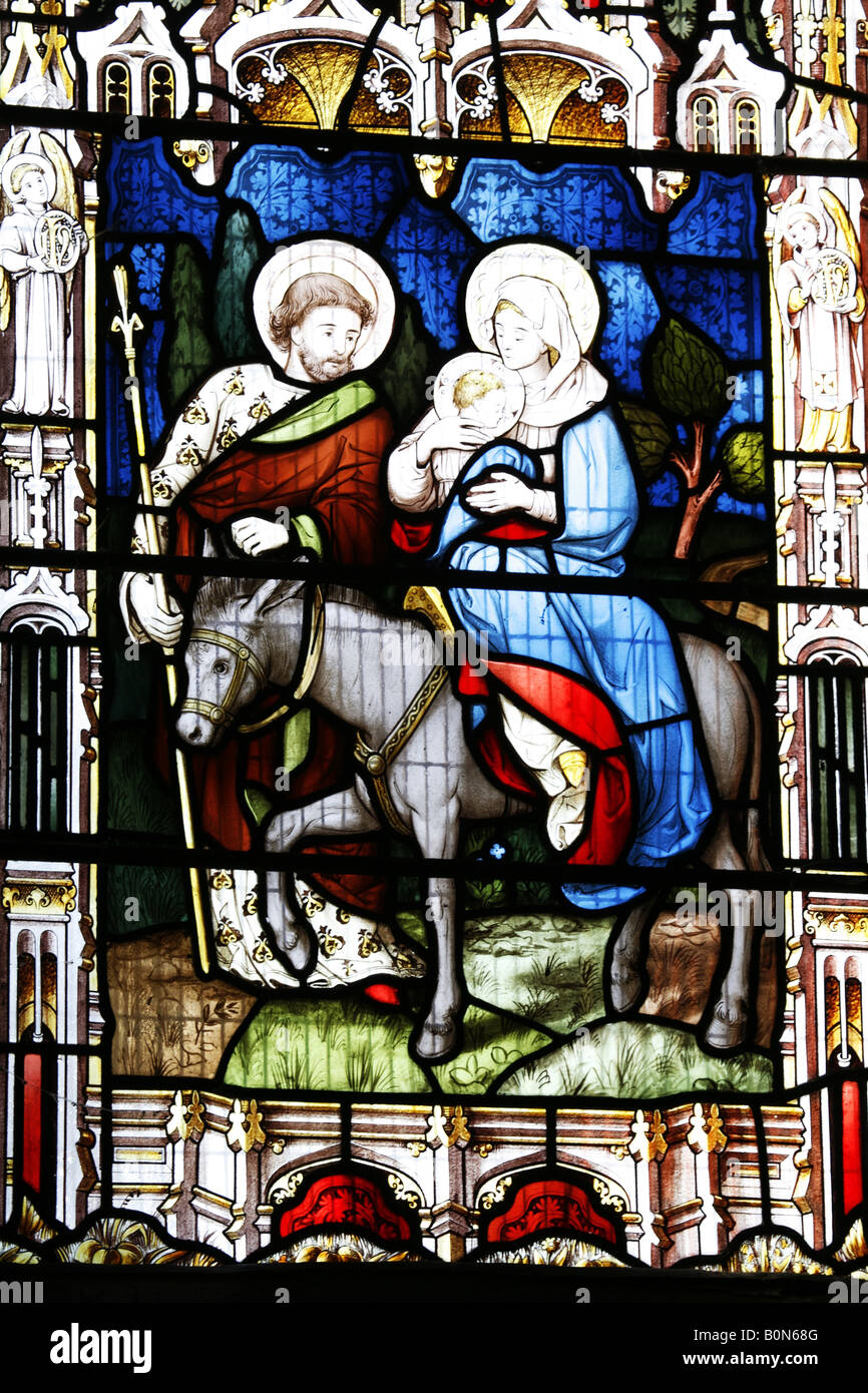 Virgin mary fleeing to egypt hi-res stock photography and images