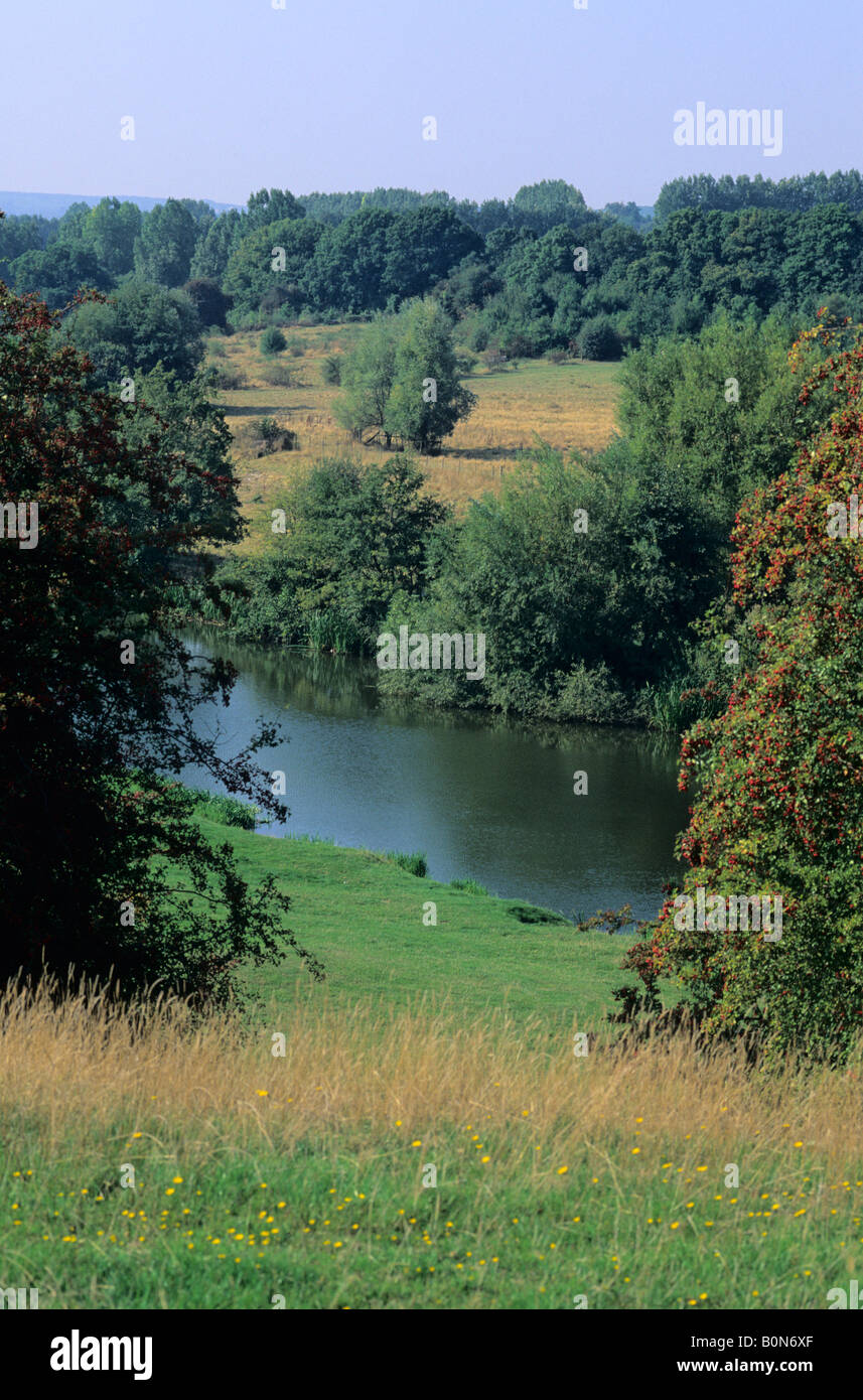 River Medway near West Farleigh Kent England UK Stock Photo Alamy