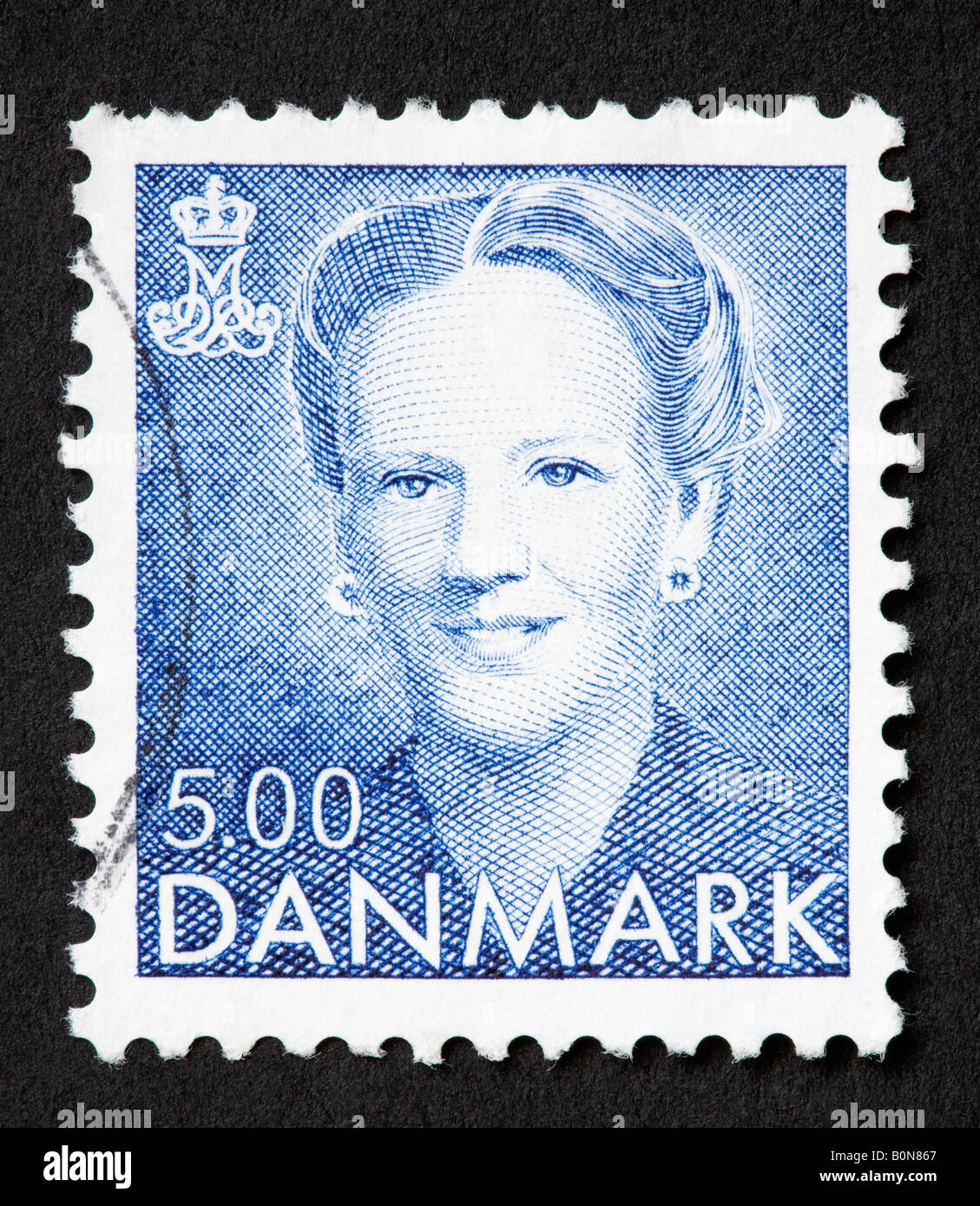 Danish postage stamp Stock Photo Alamy