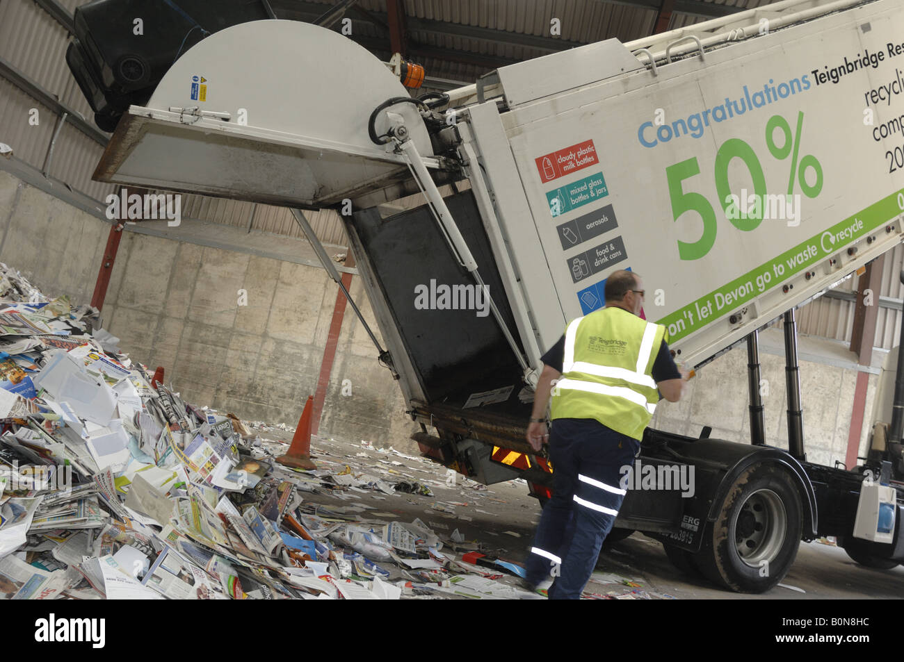 Council recycling hires stock photography and images Alamy