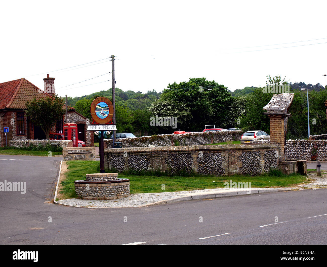 the reservoir at upper sheringham,norfolk,uk Stock Photo Alamy