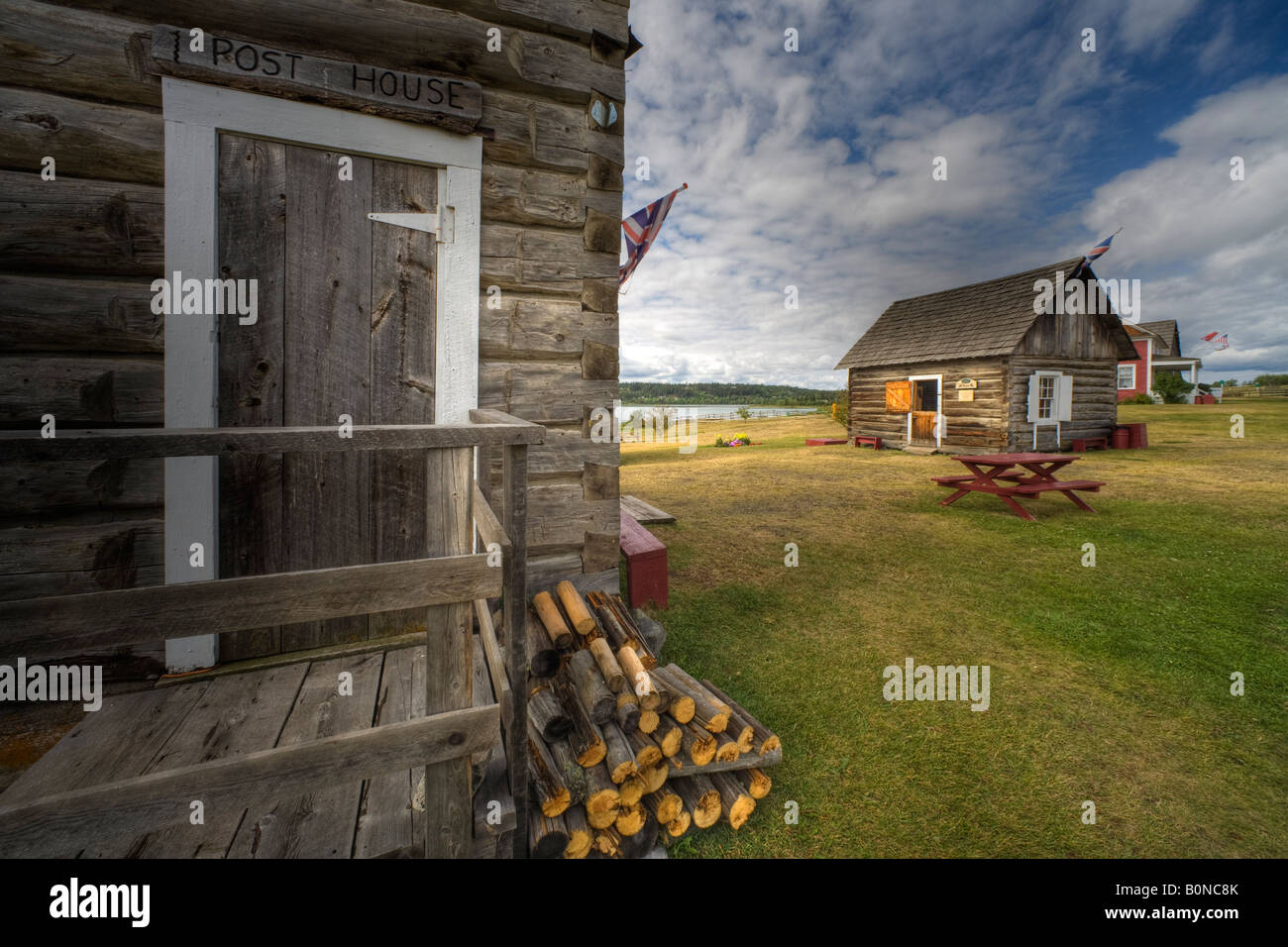 108 Mile Ranch, situated in the heart of the South Cariboo region of British Columbia, Canada Stock Photo