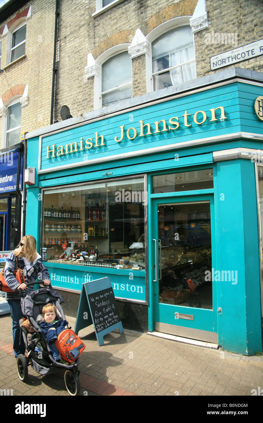 Hamish Johnston deli Northcote Road London Stock Photo