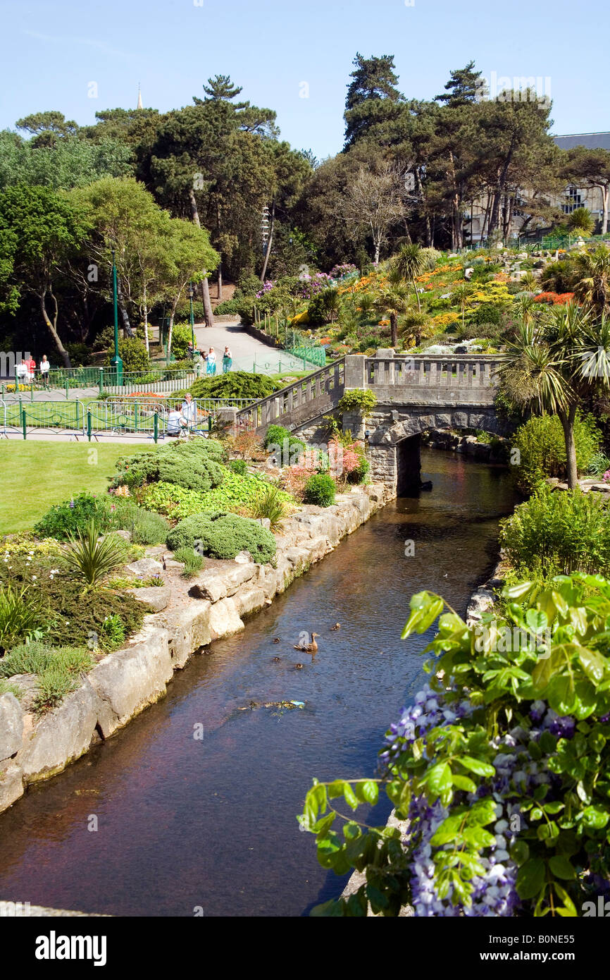 The Central Gardens at Bournemouth in Dorset Stock Photo Alamy