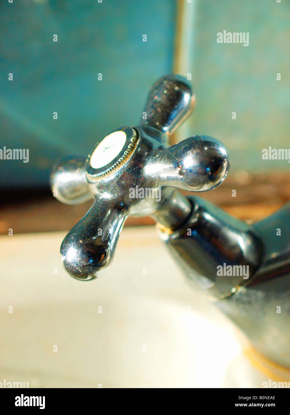 hot water tap Stock Photo Alamy