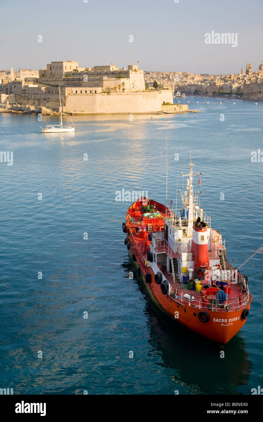 Grand Harbour Valetta Stock Photo