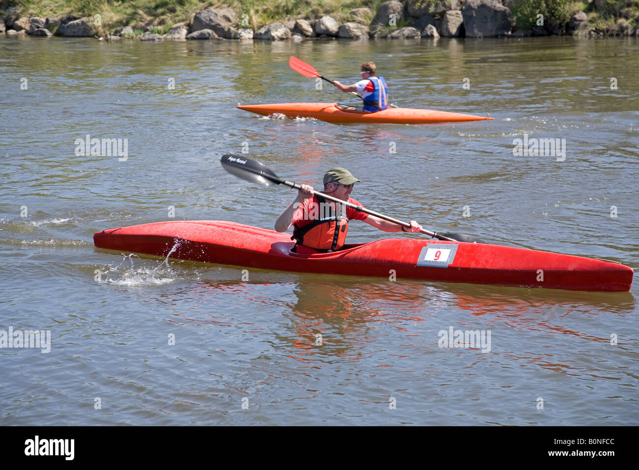 Contestants take part in the famous Pole Pedal Paddle endurance race