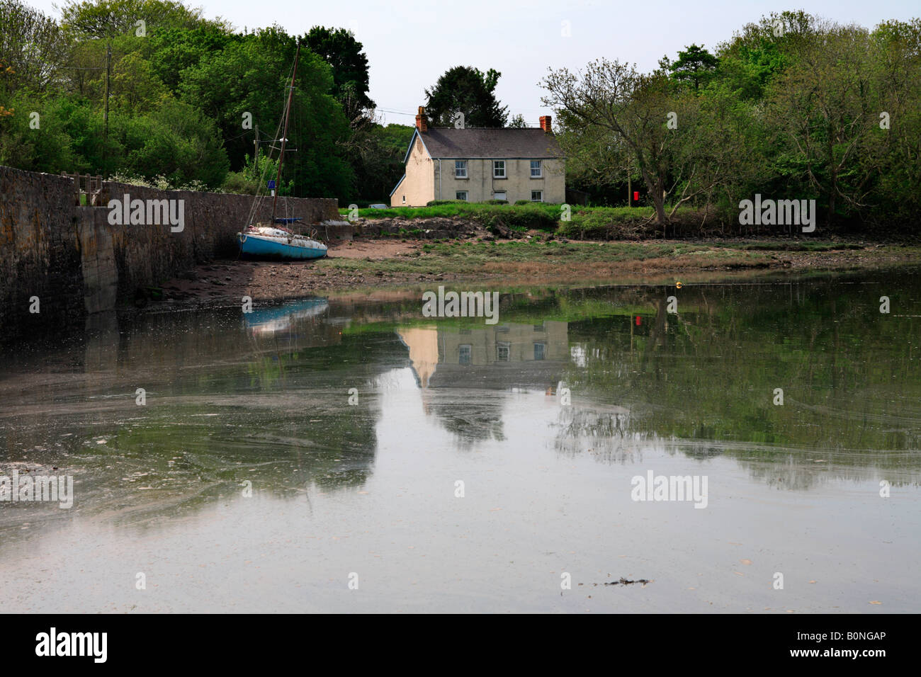 Landshipping Quay Eastern Cleddau Narbeth Pembrokeshire National Park Wales UK Stock Photo Alamy