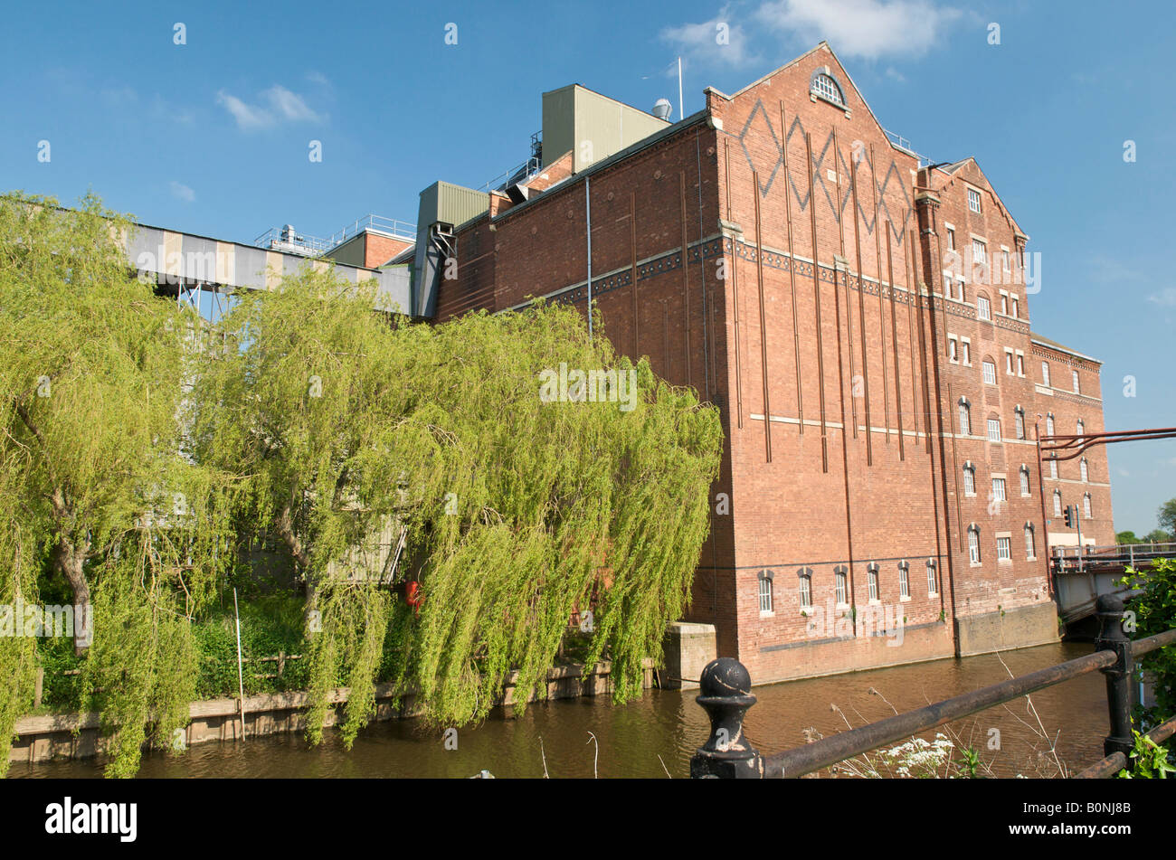Tewkesbury flour mill Stock Photo Alamy