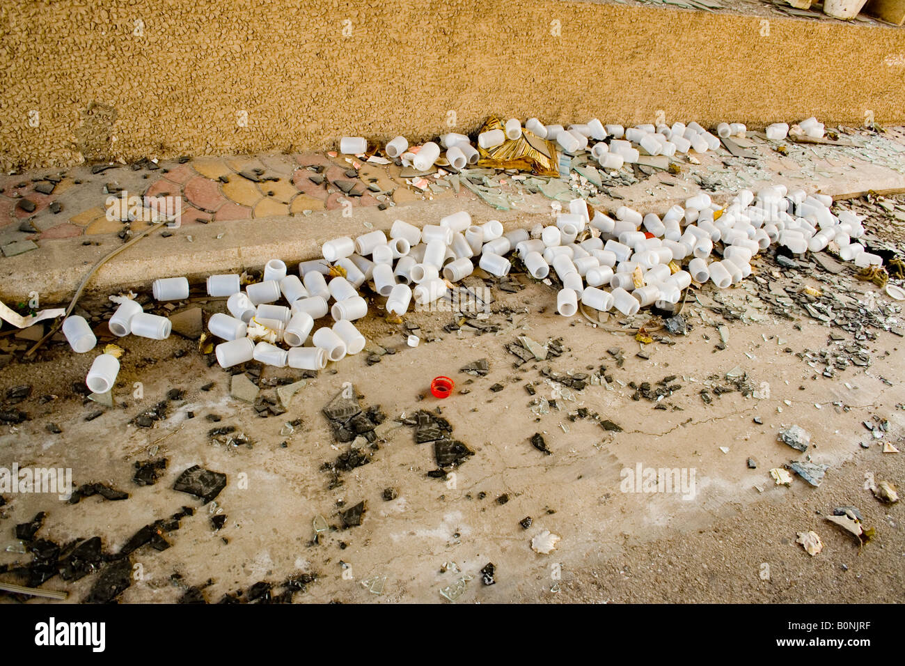 jar,periphery, leaved factory, el saler, Stock Photo