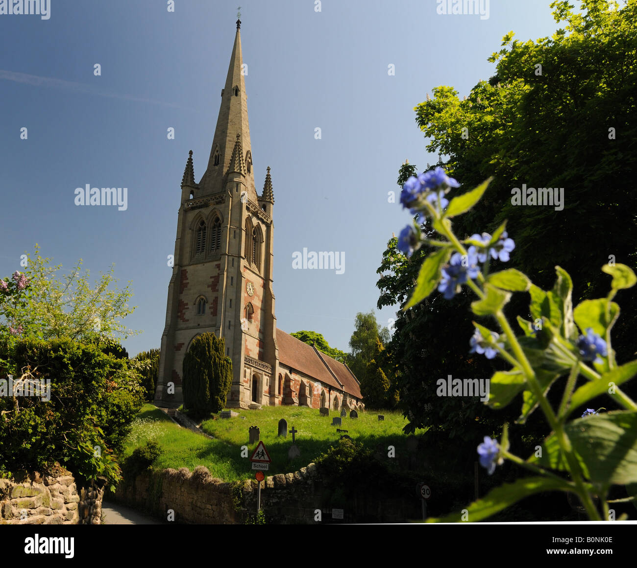 All Saints Village Church, Clive, Shropshire Stock Photo Alamy