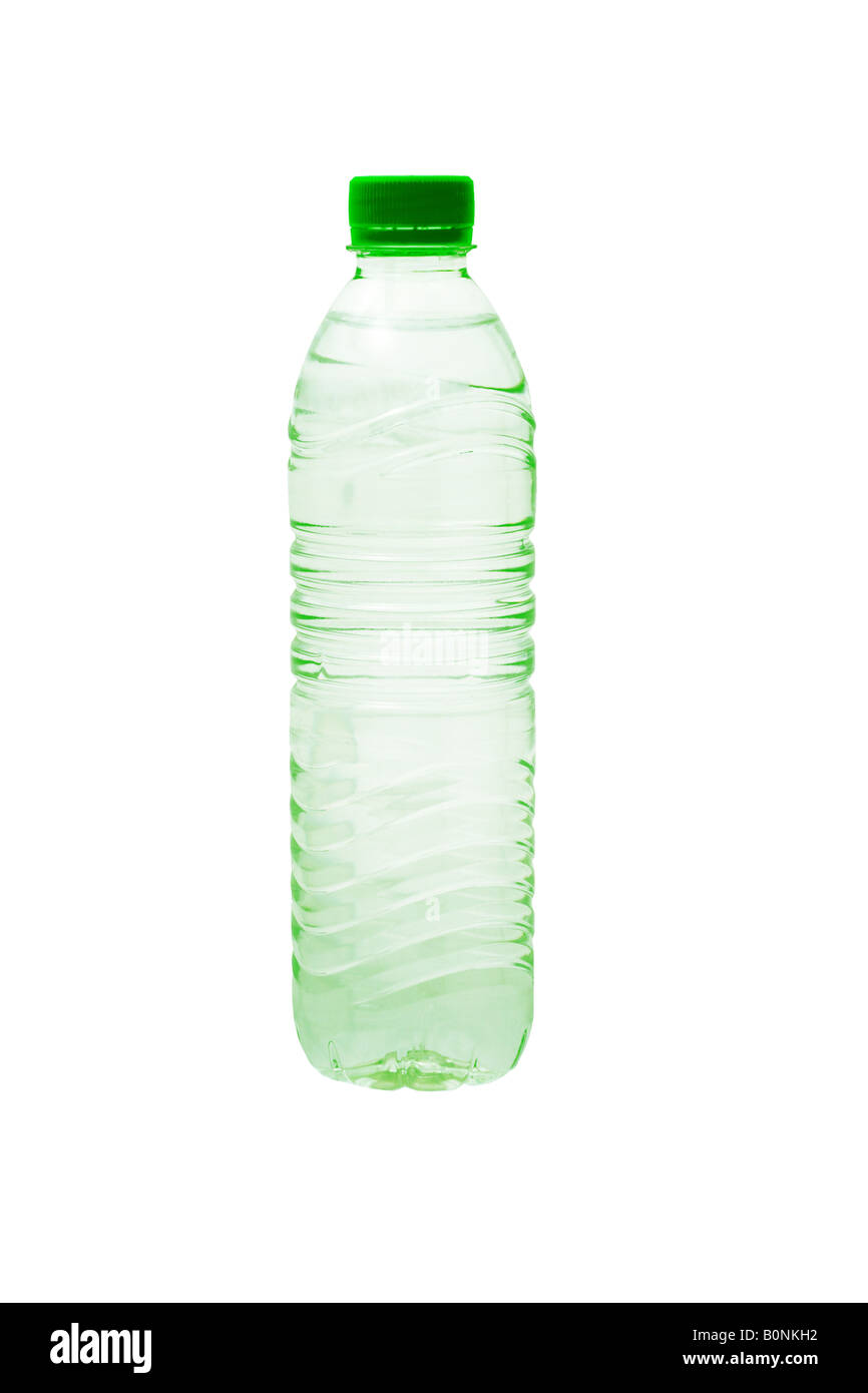 Bottle of mineral water isolated on white background Stock Photo - Alamy