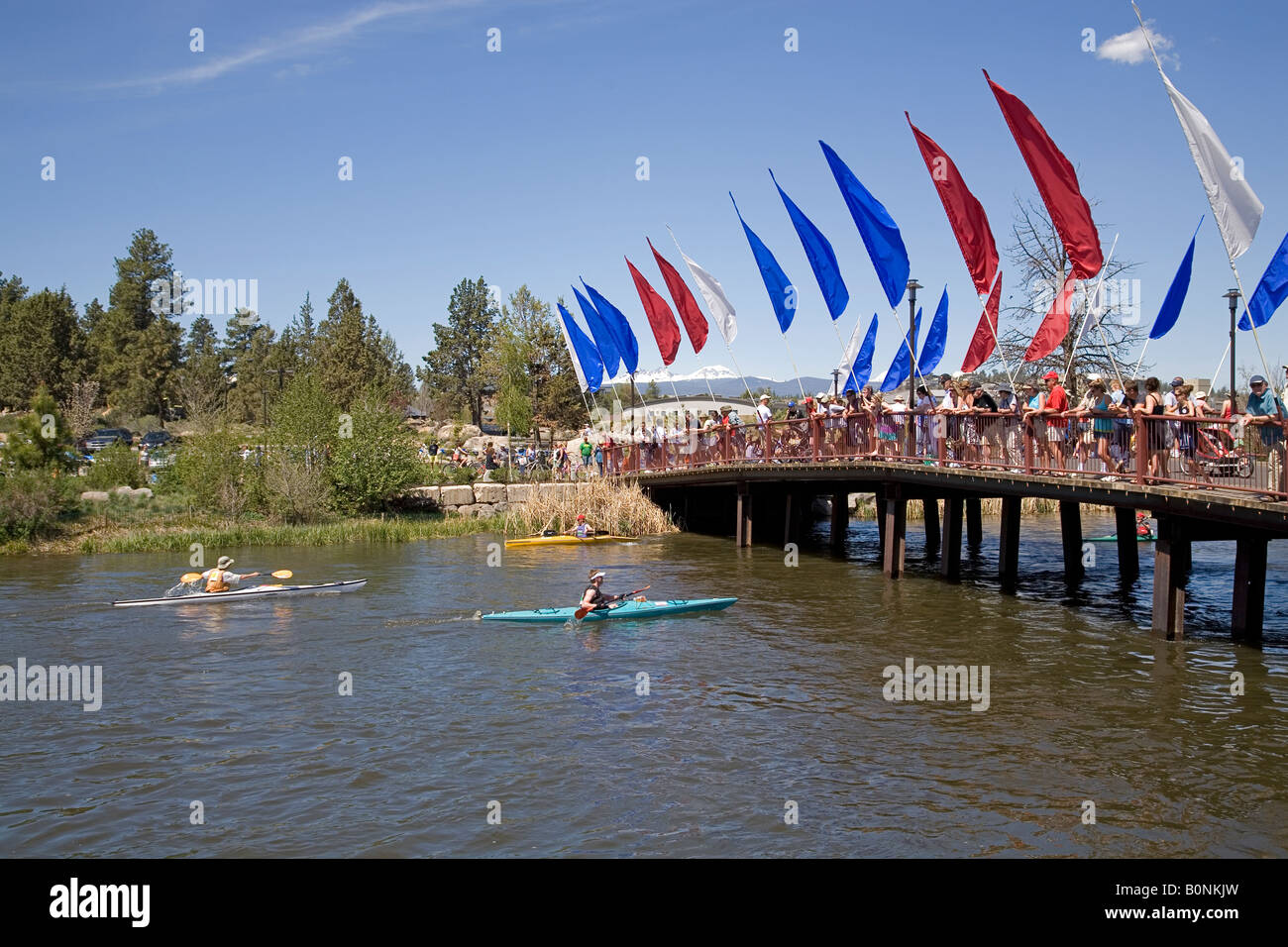 Contestants take part in the famous Pole Pedal Paddle endurance rance