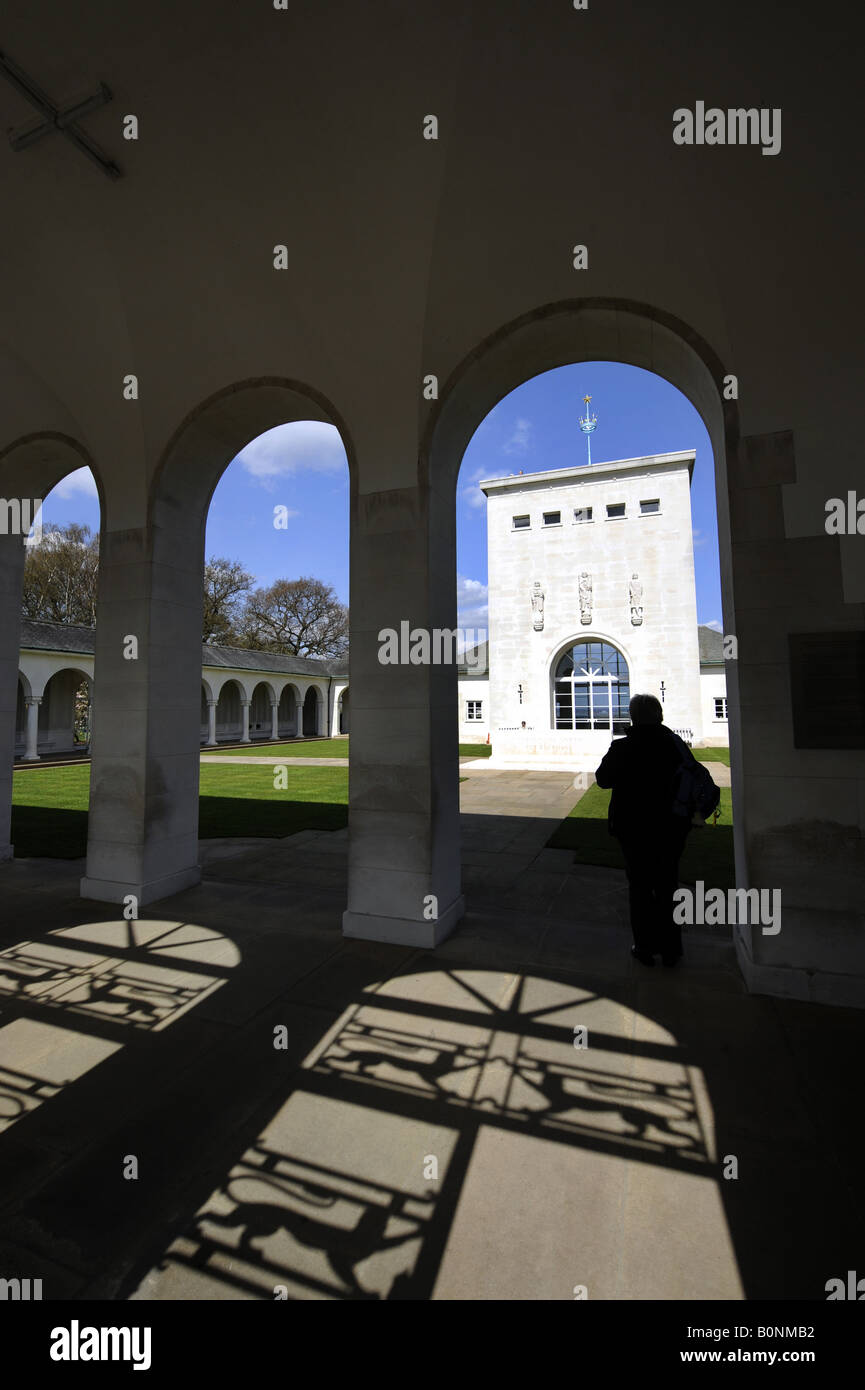 THE AIR FORCES MEMORIAL AT RUNNYMEDE,EGHAM,SURREY,ENGLAND,UK. Stock Photo