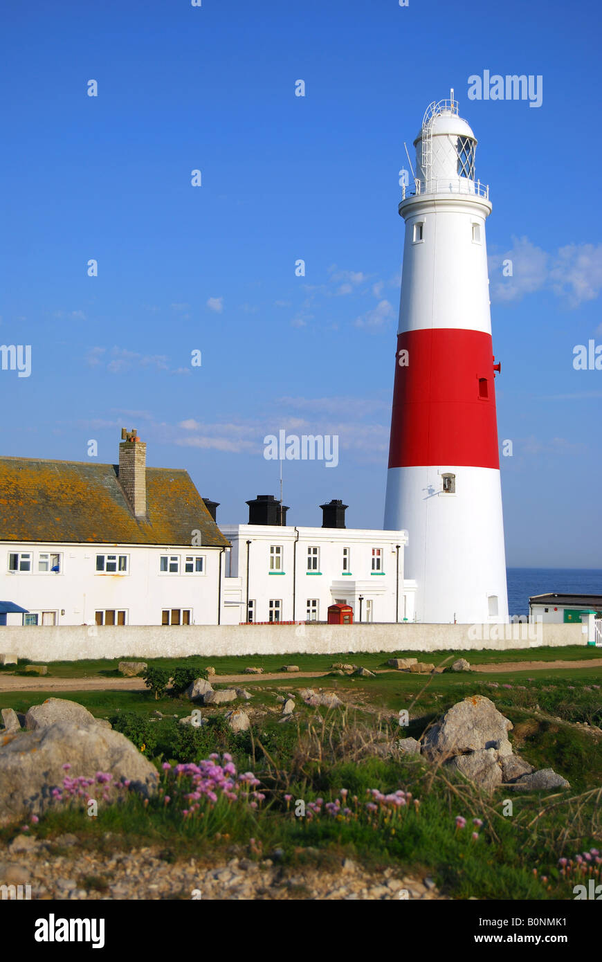 Portland Bill Lighthouse, Isle of Portland, Dorset, England, United Kingdom Stock Photo