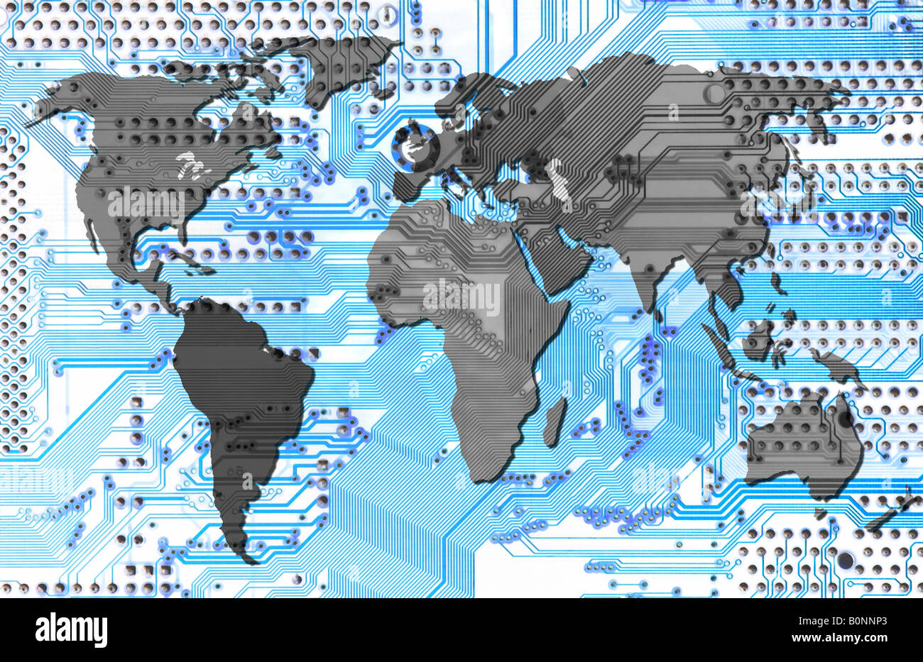 connectivity - communication - connection Stock Photo