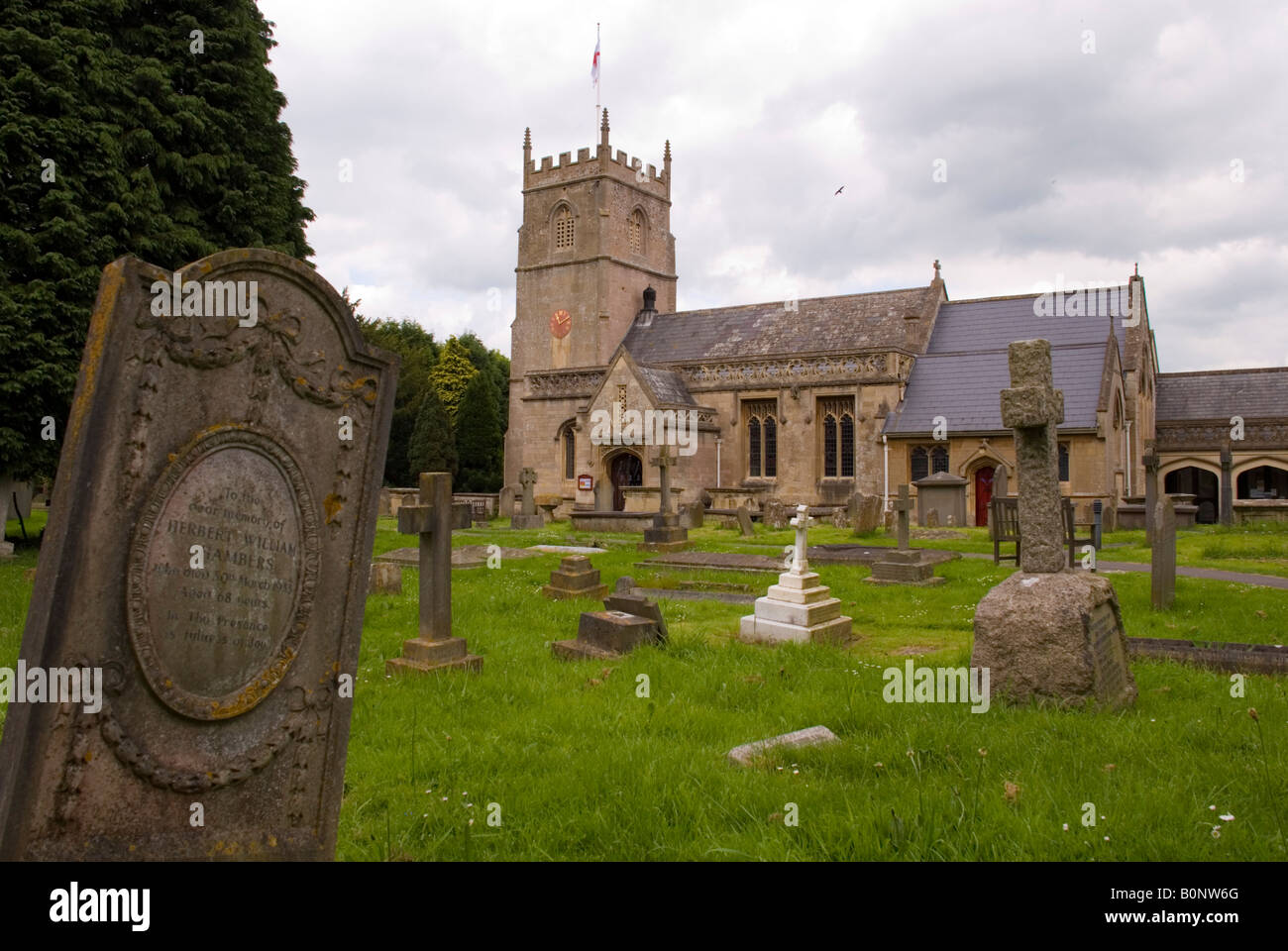 Parish Church of Saint Nicholas at Bathampton BaNES England UK A view