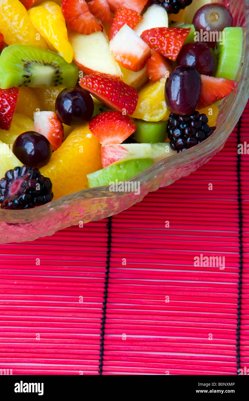 Mixed fruit salad hi-res stock photography and images - Alamy
