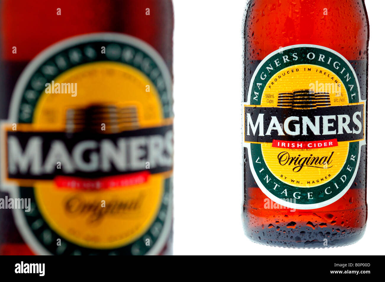 Bottles of Magners Original Cider Stock Photo Alamy