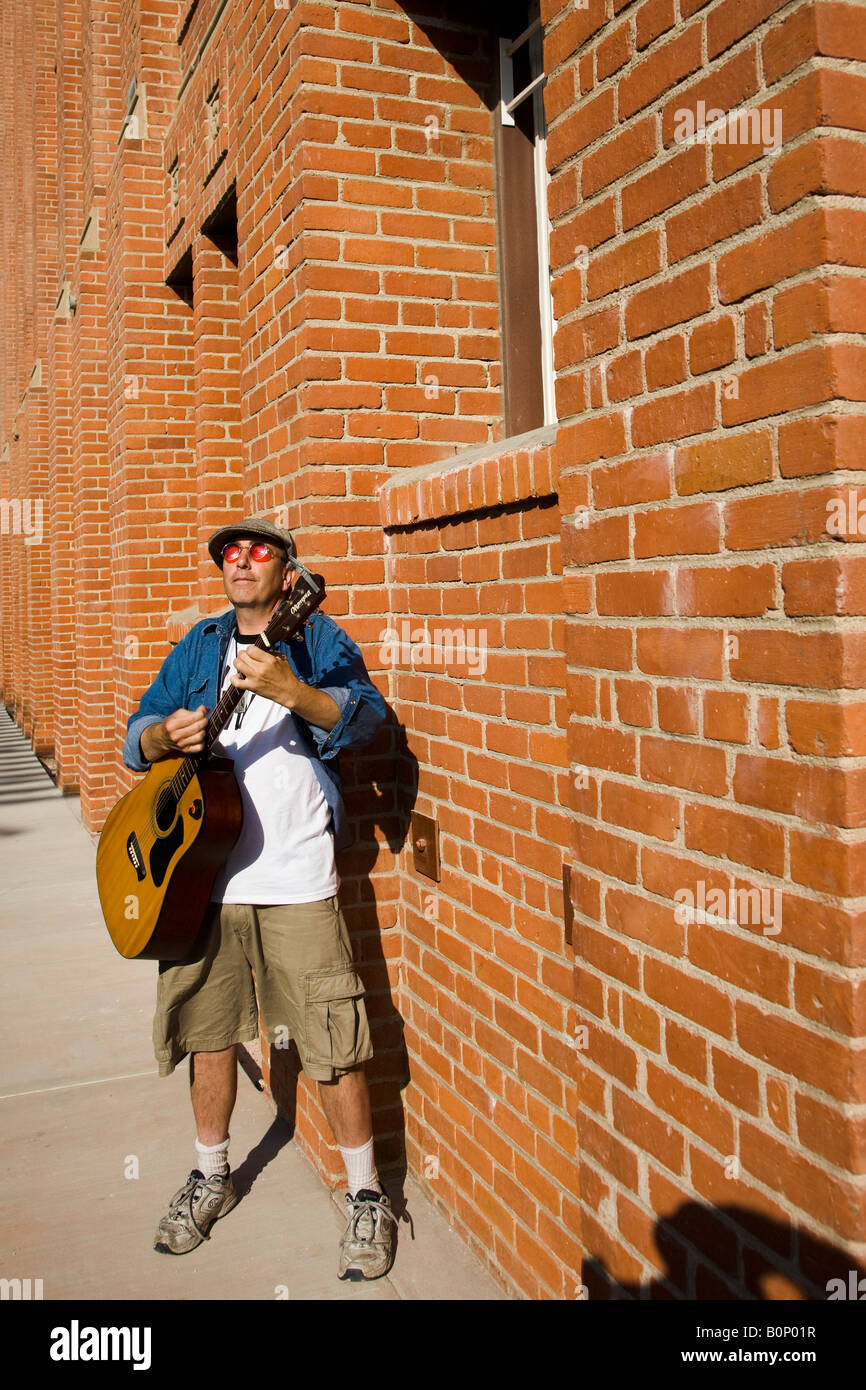 Guitarist John Lennon Street Performer Venice Beach Los Angeles
