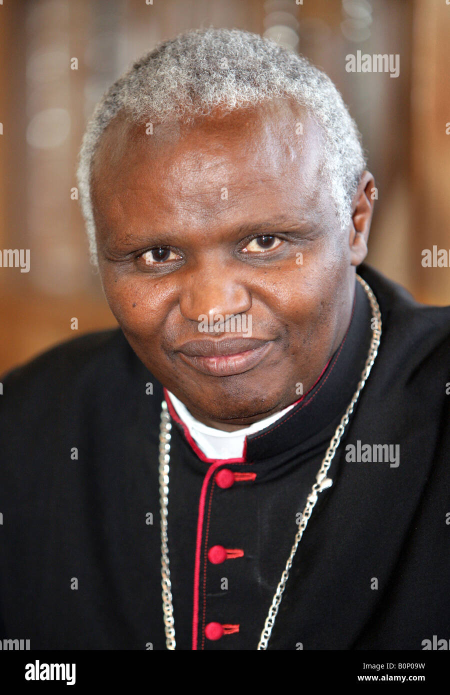 Bishop Cornelius Korir, catholic Bishop of Eldoret, Kenya Stock Photo