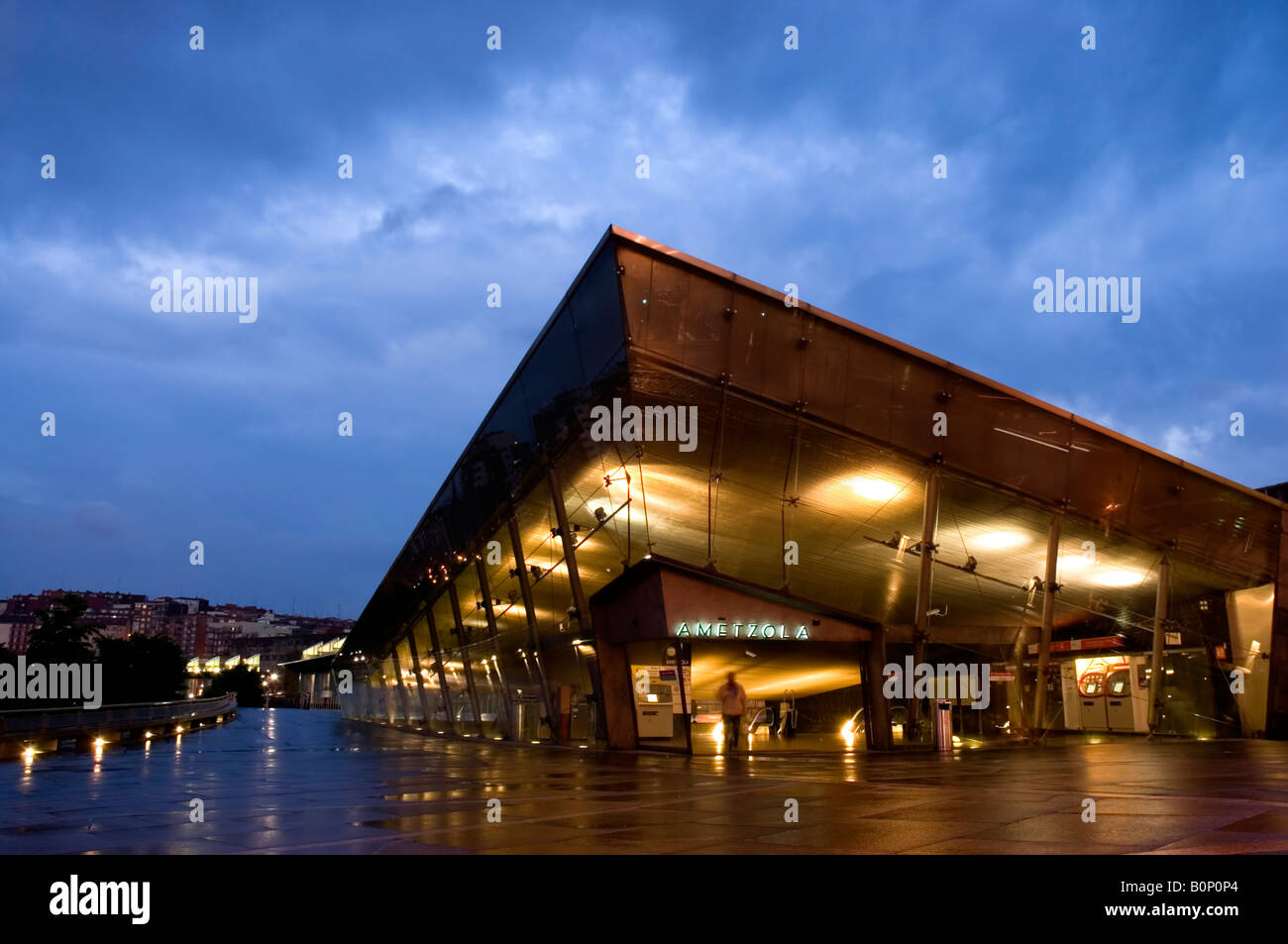 Ametzola station in Errekalde, Bilbao Stock Photo