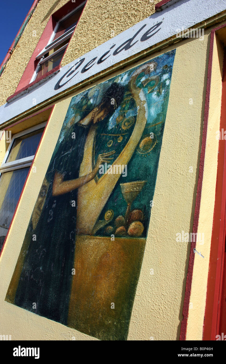 Ceide House pub in Ballycastle, County Mayo, Ireland Stock Photo