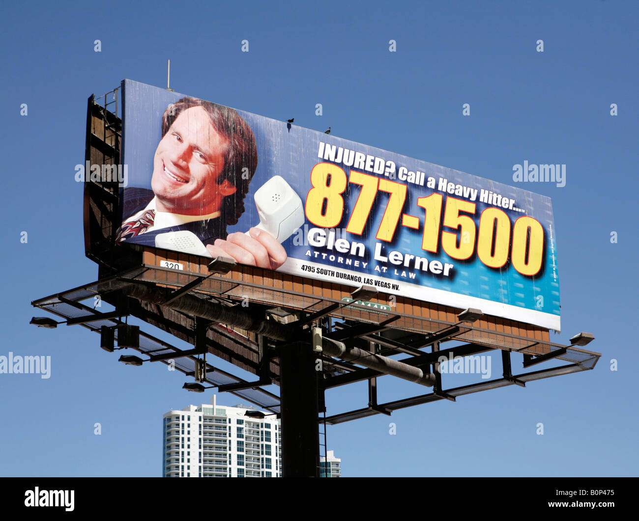 Billboard for Injury Attorney in Las Vegas, Nevada, USA Stock Photo - Alamy