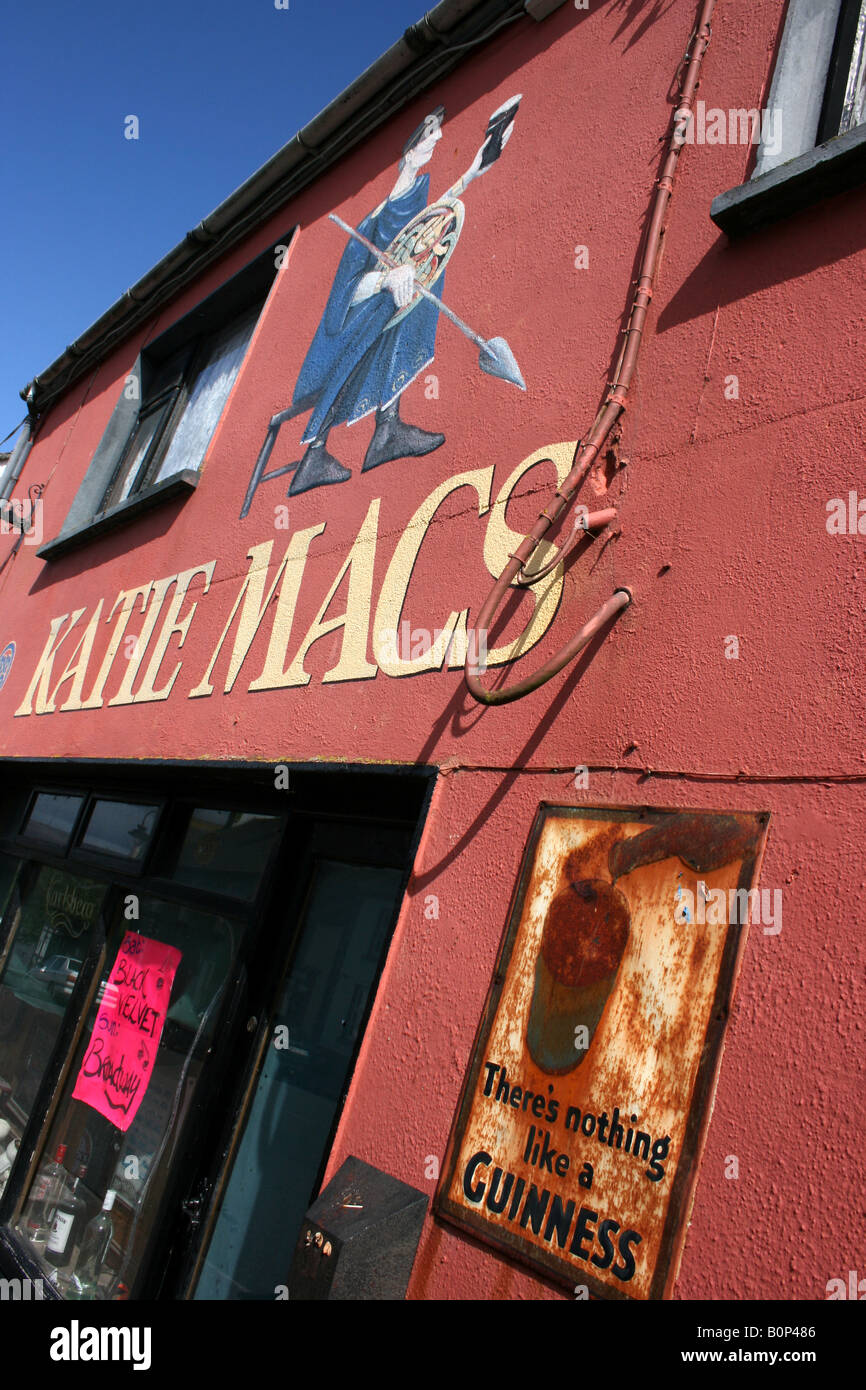 Katie Mac's pub in Ballycastle, County Mayo, Ireland Stock Photo