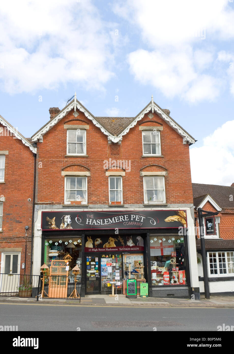 Pet Shop Haslemere High Street Surrey UK Stock Photo