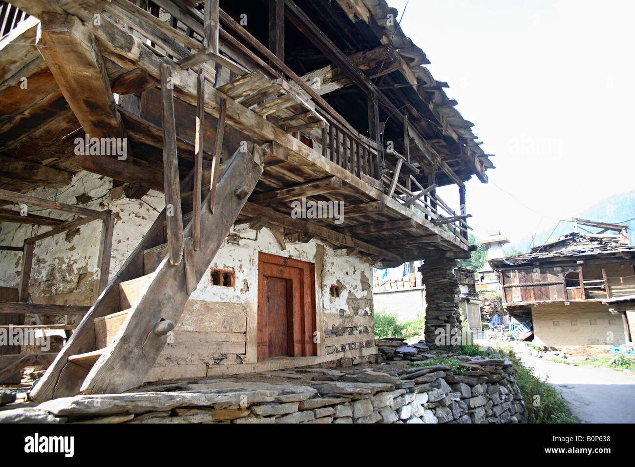 An old house at Manali Himachal Pradesh, India Stock Photo - Alamy