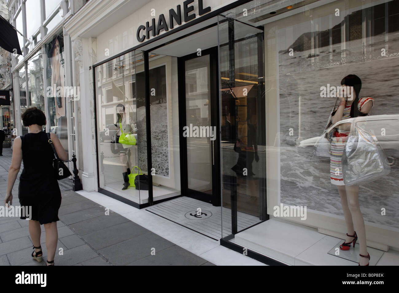 Chanel store on Bond street, London Stock Photo - Alamy