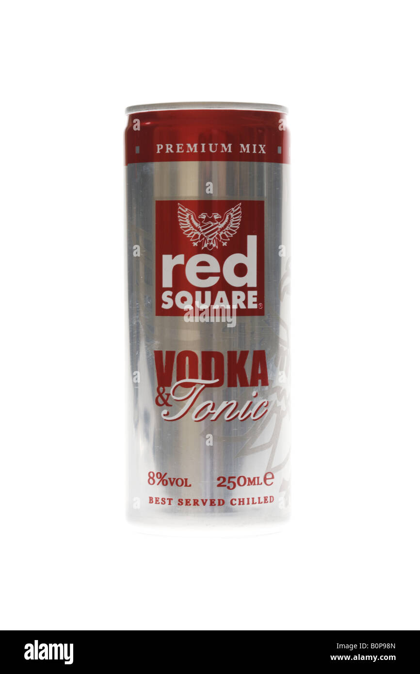 Can of Vodka and Tonic Stock Photo Alamy