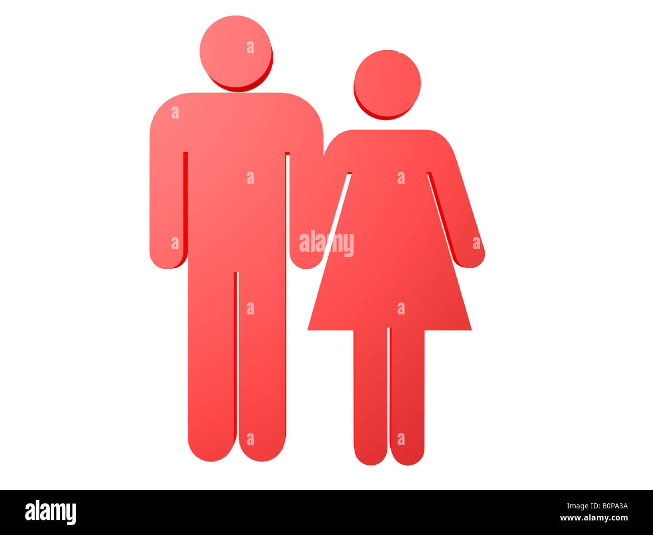 man and woman sign Stock Photo - Alamy