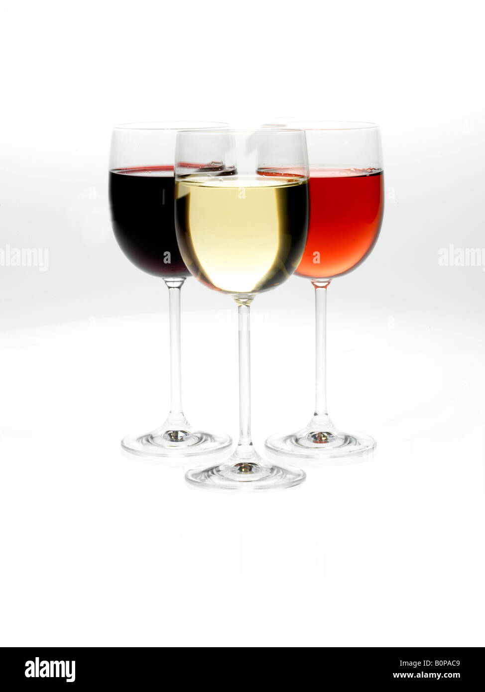 Glasses Of Wine Stock Photo Alamy