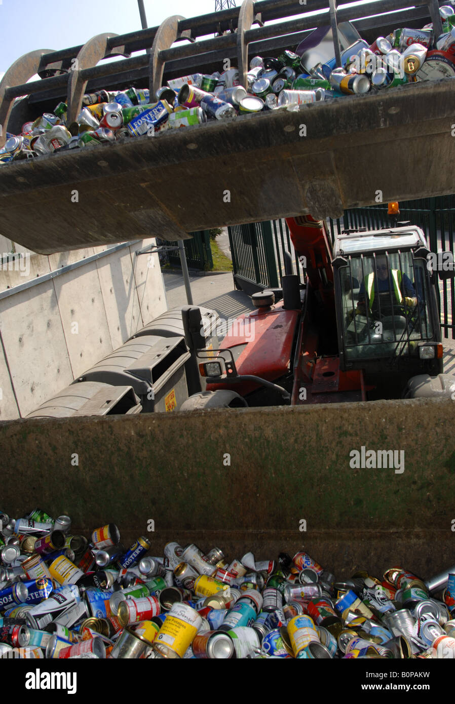 Aluminium and steel can recycling at Teignbridge district council