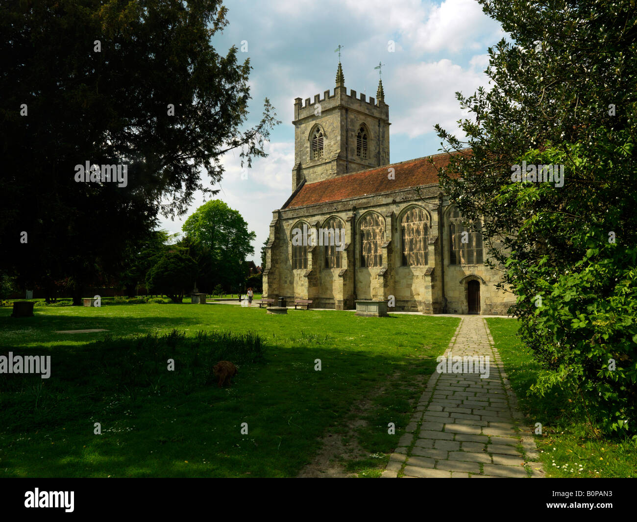 St Edmunds Church Salisbury Wiltshire now an Art Gallery Stock Photo