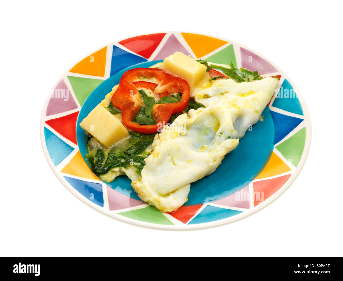 Egg White Omelette Stock Photo Alamy