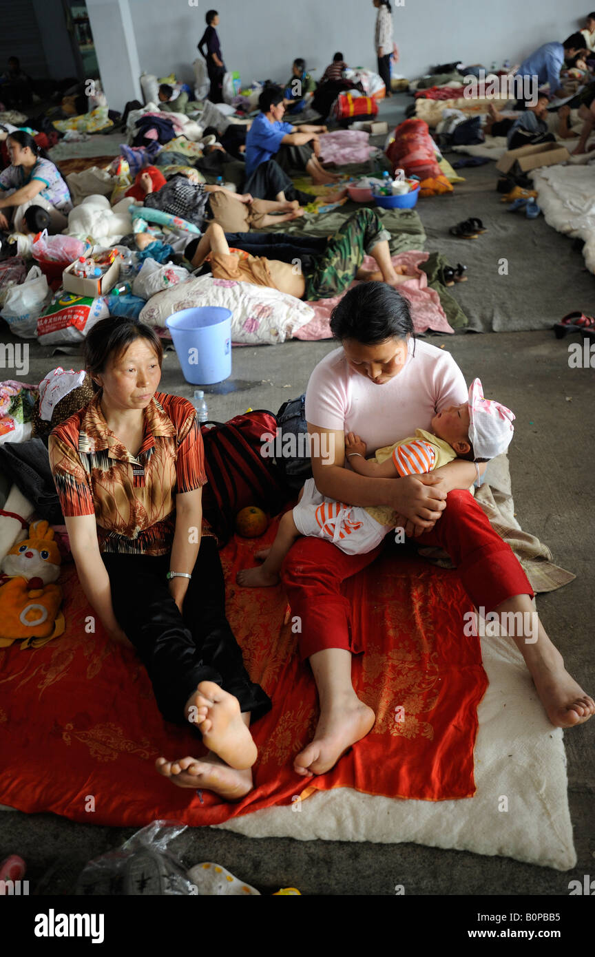 Earthquake in Sichuan, China. 18 May 2008 Stock Photo