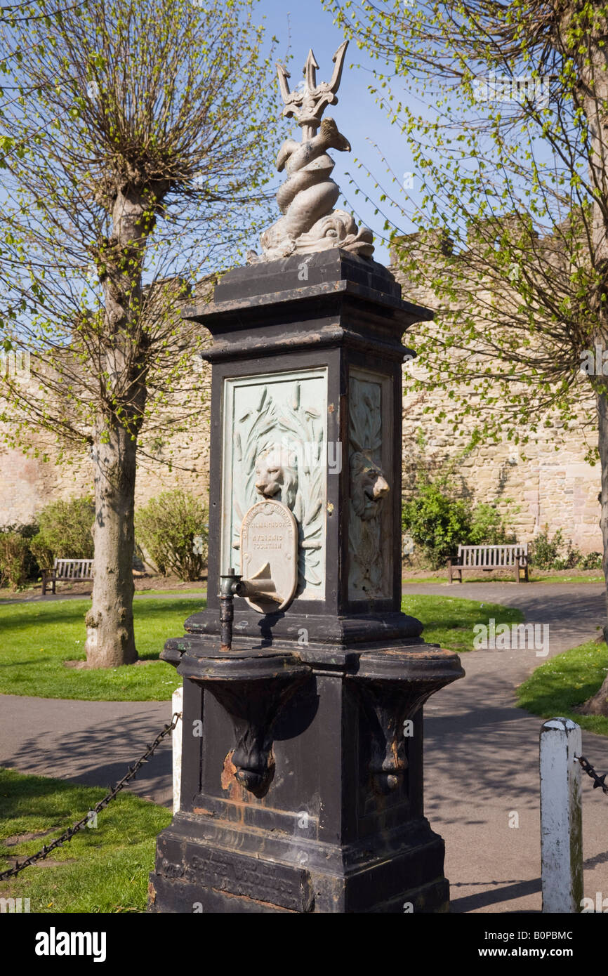 Ludlow Shropshire England UK Old hygienic drinking water fountain