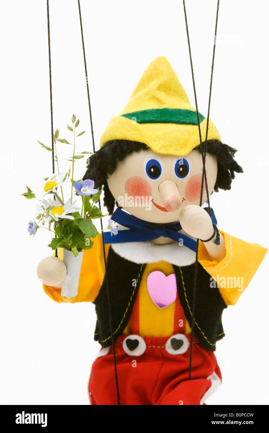 Pinocchio puppet on The Yellow Brick 
