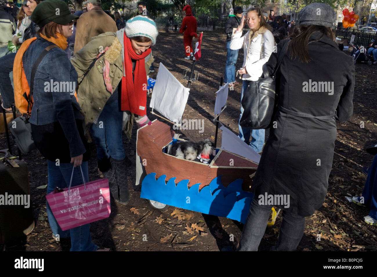 Halloween Dog Parade, Tompkins Square Park, New York City Stock Photo ...