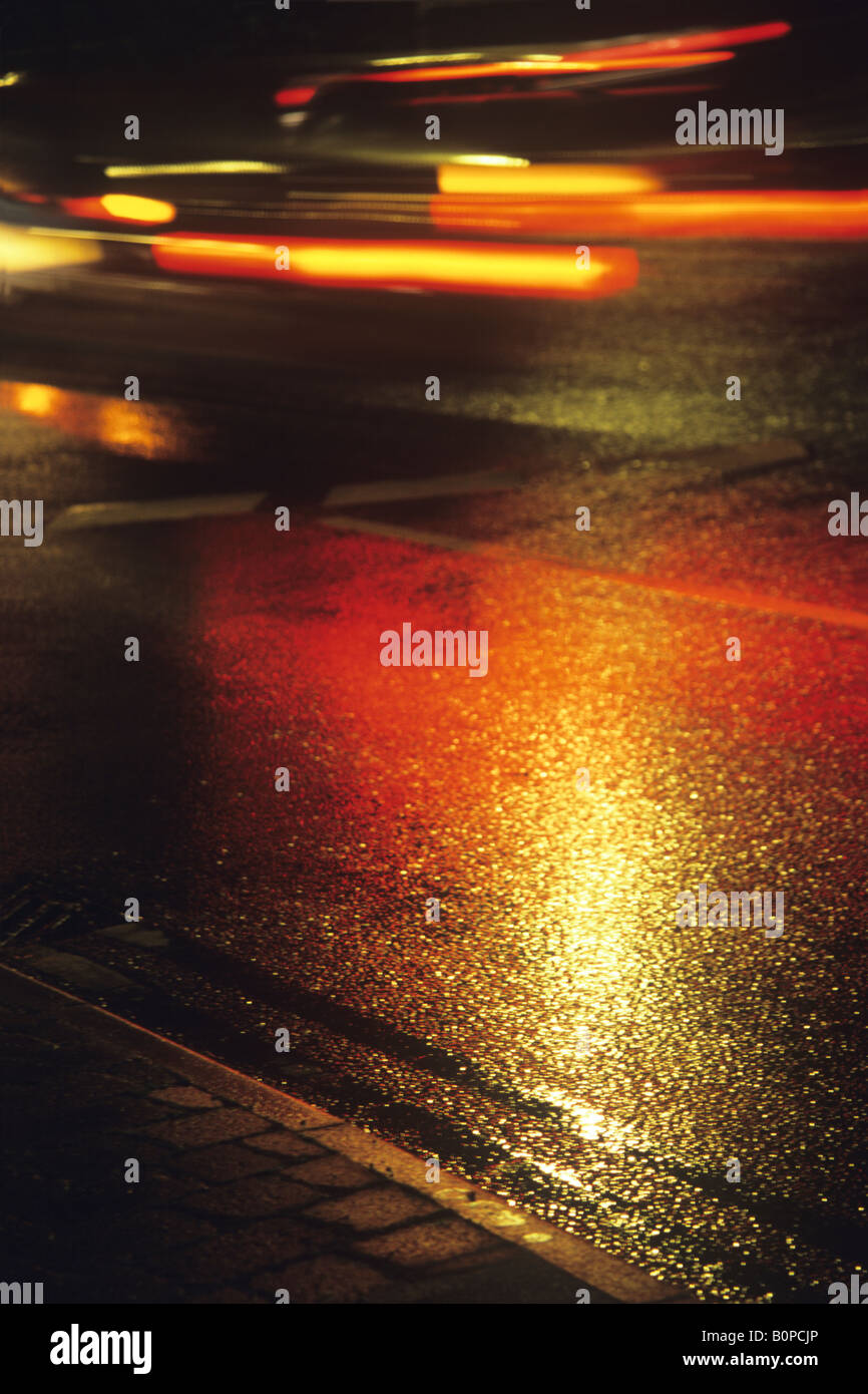 Car tail light on roadside hires stock photography and images Alamy