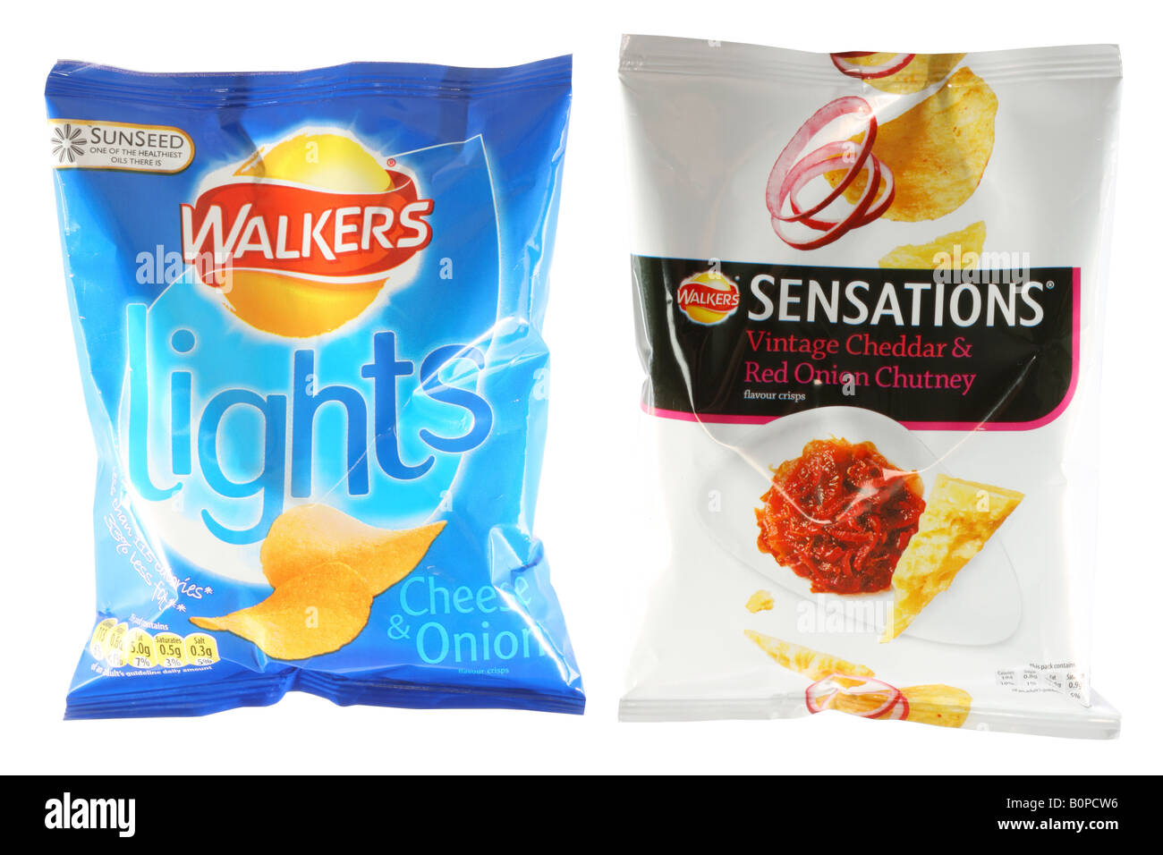 Packets of Crisps Stock Photo Alamy
